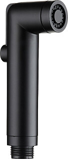 Лейка для гигиенического душа круглая пластиковая черная Stworki &quot;Эстерсунд&quot; ES-17b