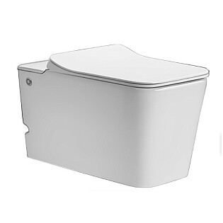Унитаз подвесной безободковый с импульсным сливом белый Cerutti SPA Disgrazia Aria Pulsе CT7281