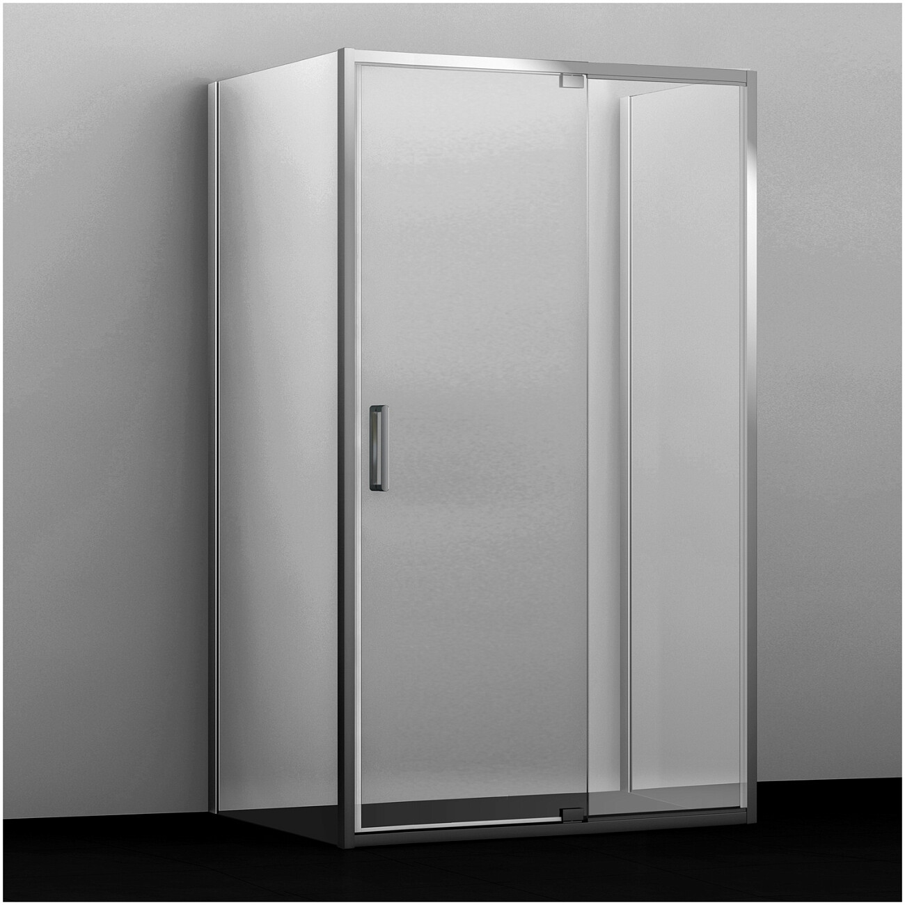 Душевой уголок прямоугольный 120х80 см хром Wasserkraft Berkel 48P25 - изображение 2