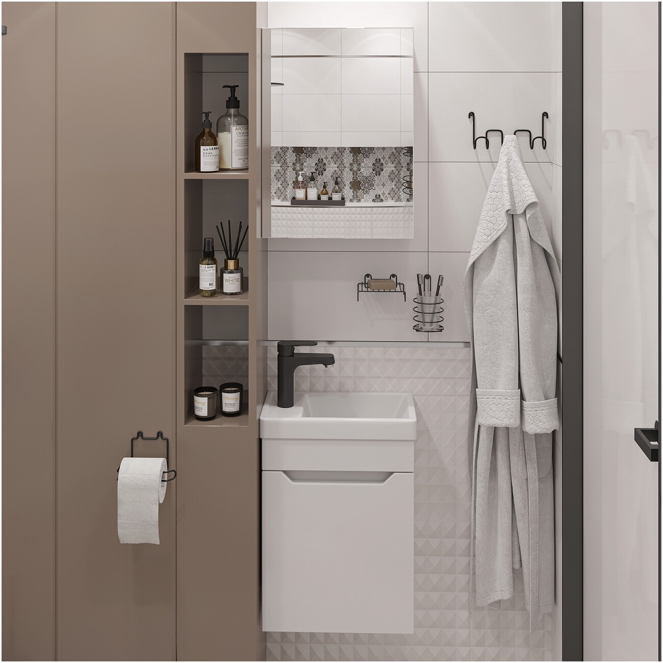 Раковина фарфоровая накладная 41 см белая Diwo "Енисей" 40 RDE-40 - изображение 7