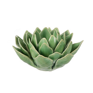 Подсвечник керамический зеленый &quot;Артишок&quot; Blooming Artichoke Tealight