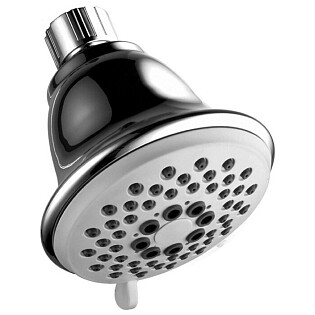 Лейка для верхнего душа круглая 9 см хром Lemark LM8043C