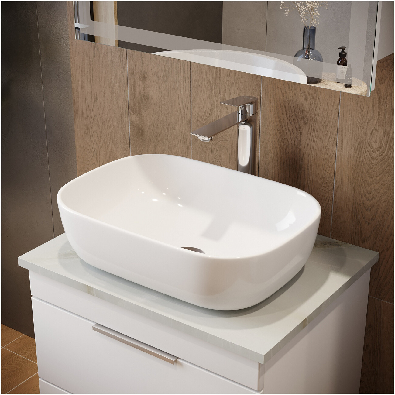 Смеситель для раковины однорычажный хром Stworki "Рандерс" S19020CR - изображение 7