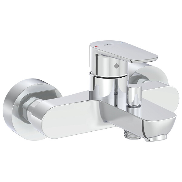 Смеситель для ванны однорычажный хром Vitra Flow Soft A42946EXP - изображение 1