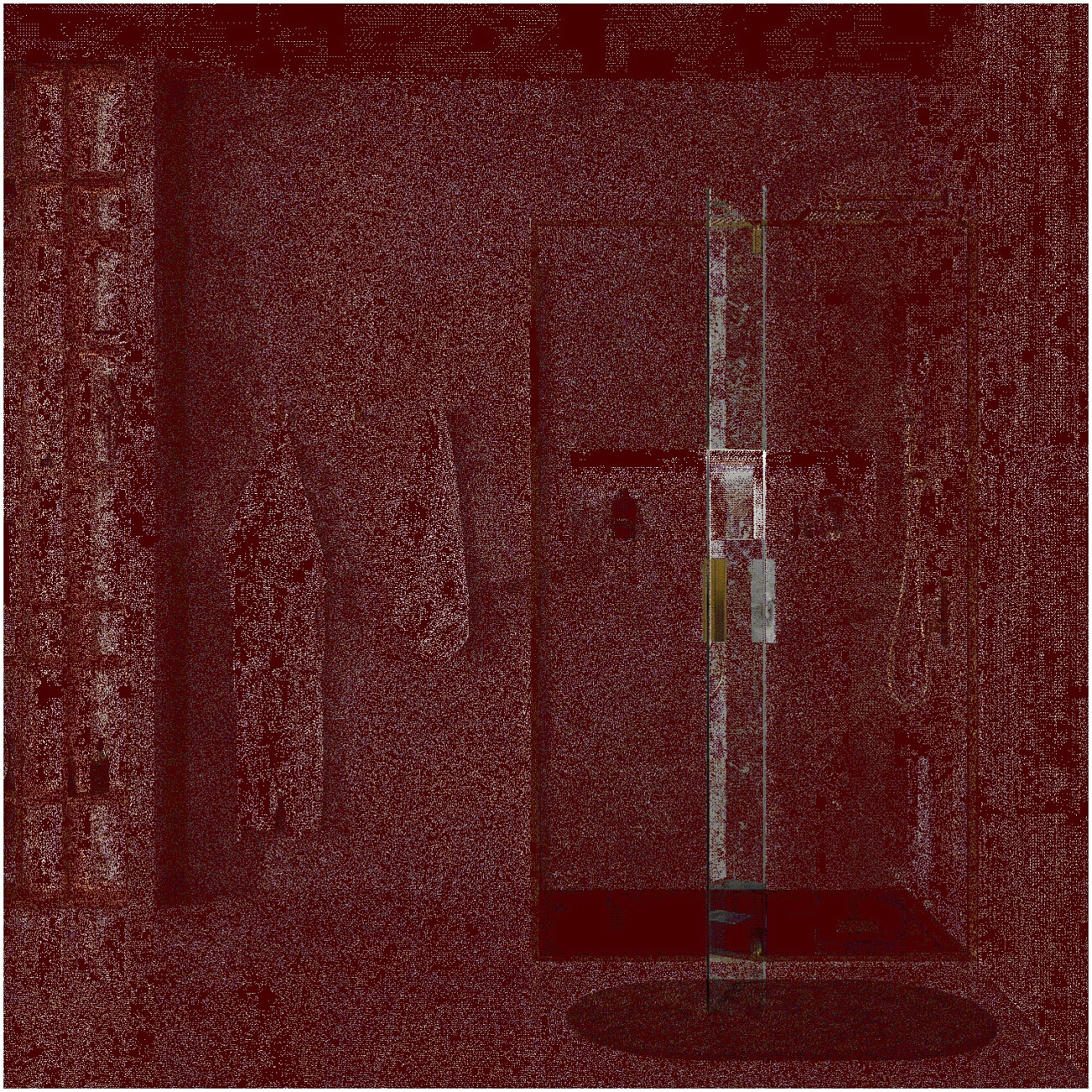 Душевой уголок прямоугольный 100х90 см золотой Wasserkraft Aisch 55P22 - изображение 6