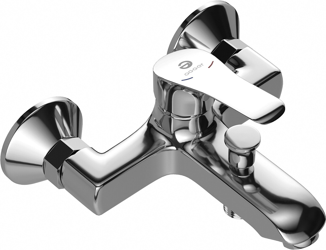 Смеситель для ванны однорычажный хром Stworki "Брамминг" BR-02cr - изображение 8