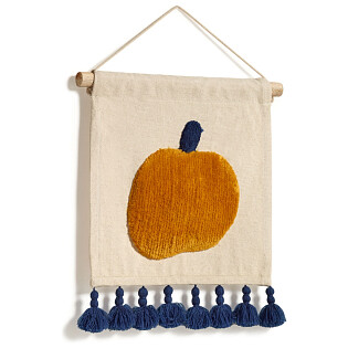 Декор настенный 30 см хлопок, желтый, синий Amarantha от La Forma