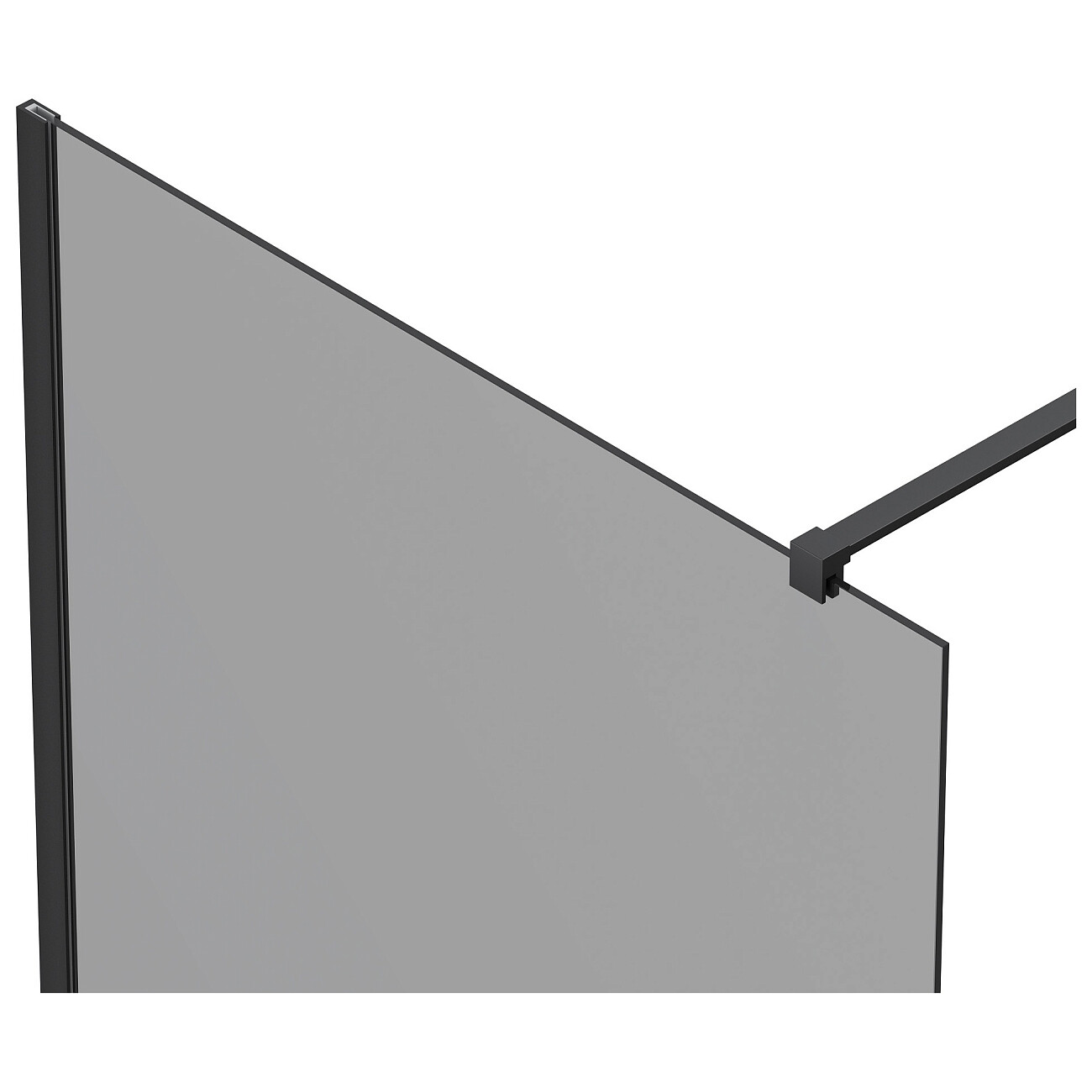 Душевое ограждение стекло тонированное, графит Reflexion RX200100TBL-15 - изображение 7