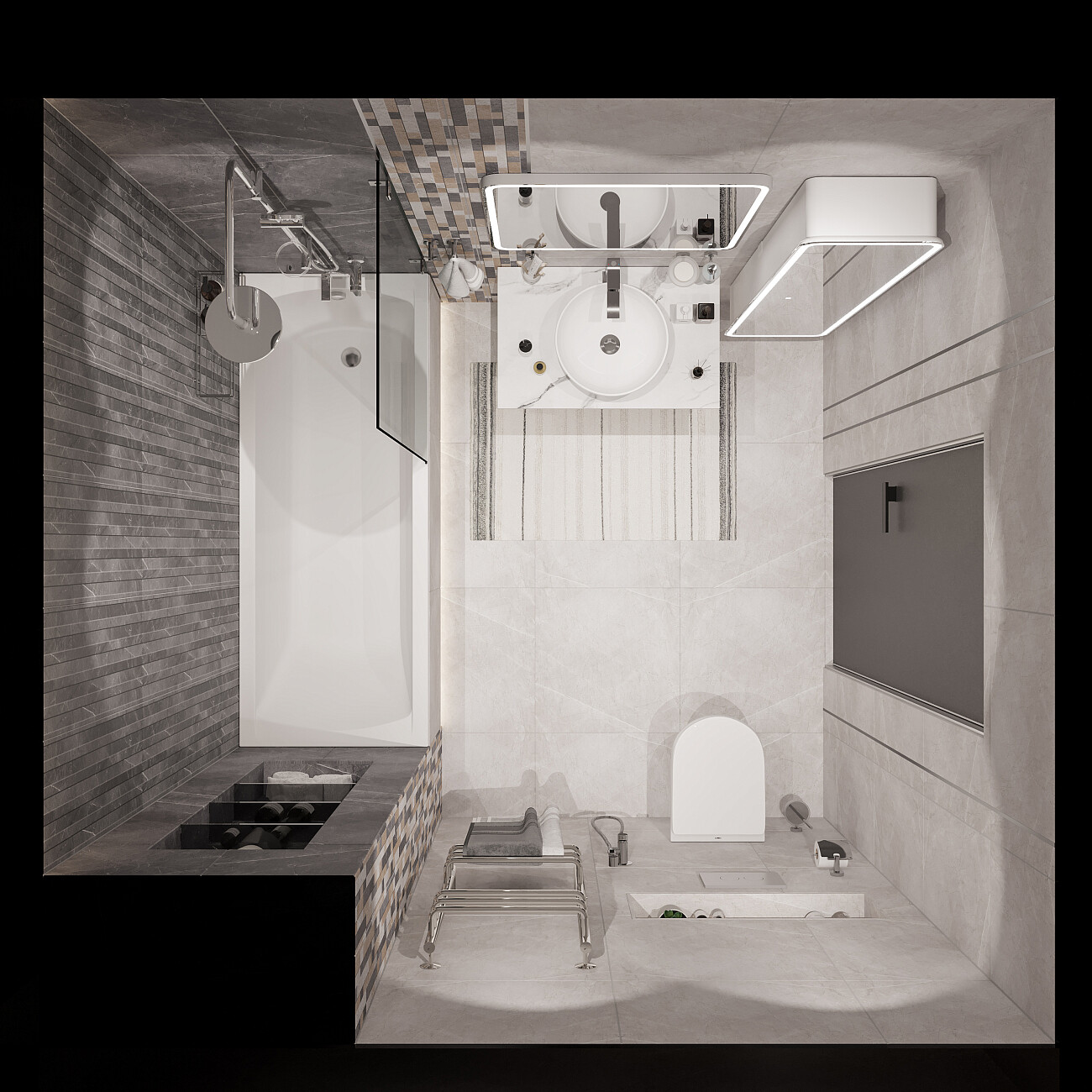 Ванна акриловая прямоугольная 70х175 см с ножками белая Stworki "Эстерсунд" ES17570, ESK01 - изображение 6