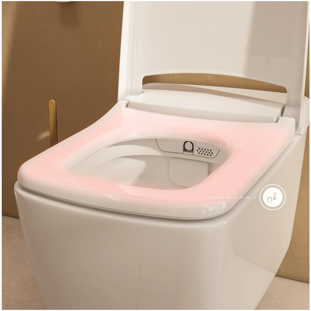 Умный унитаз подвесной белый V-Care Prime - изображение 2