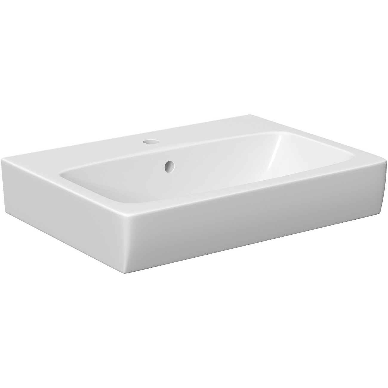 Раковина мебельная фарфоровая 60 см белая Stworki "Нео" - изображение 6