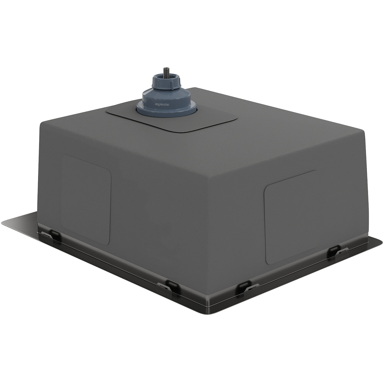 Кухонная мойка из нержавеющей стали 50х40 см оружейная сталь Reflexion Iseo RX2240BL - изображение 5