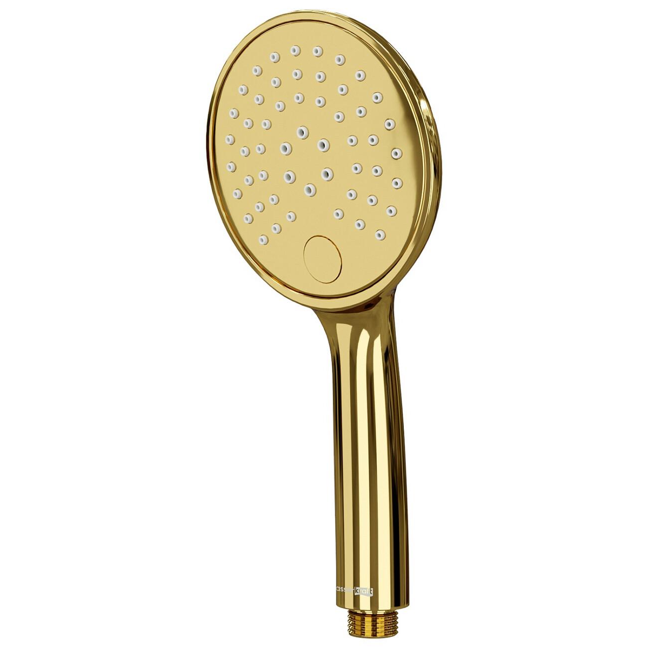 Лейка для ручного душа круглая с 3 режимами 12 см глянцевое золото Wasserkraft A207 - изображение 2