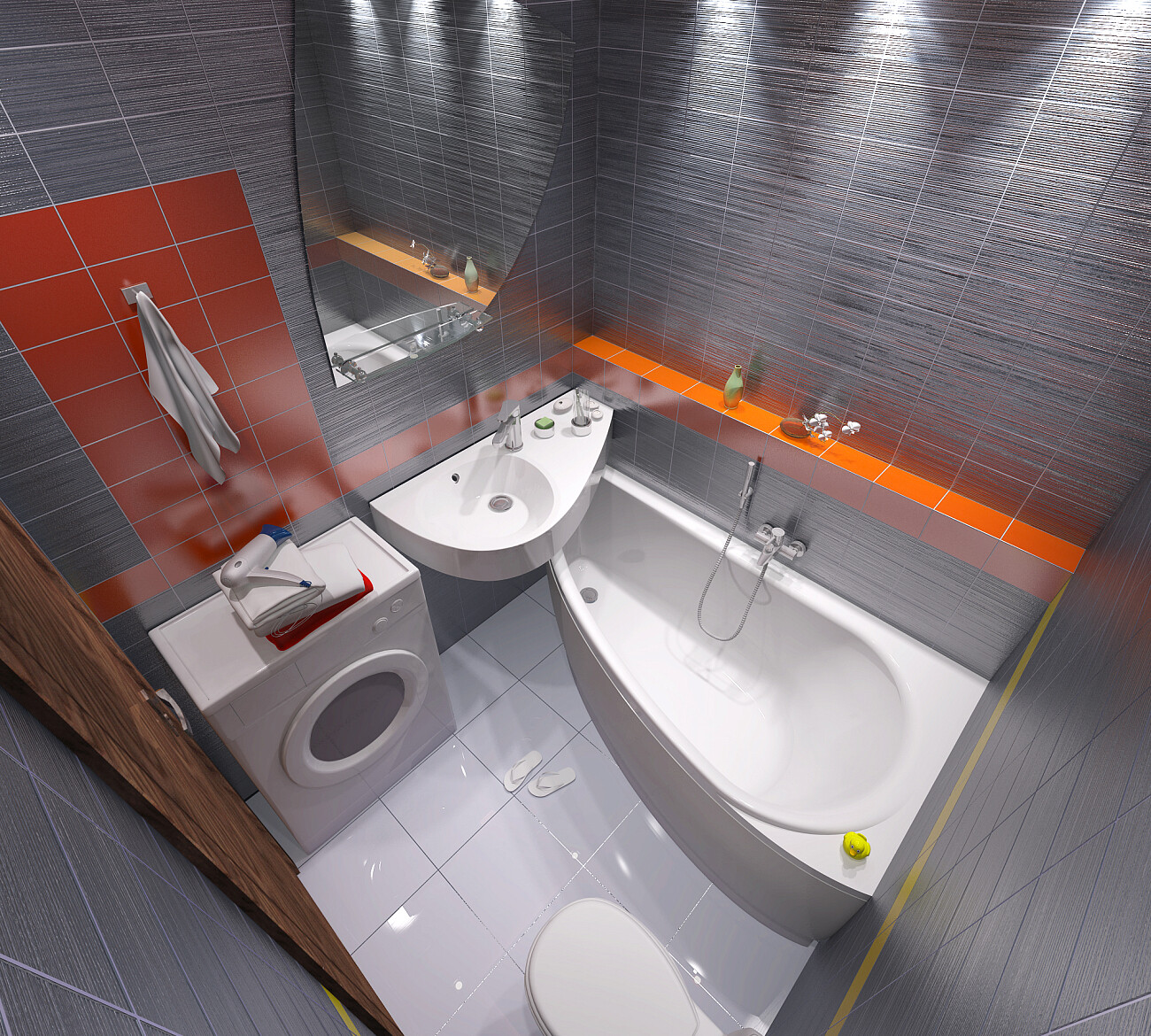 Ванна акриловая угловая с каркасом 150х75 см белая Stworki "Лунд" R LU15075R, R15075LR - изображение 3