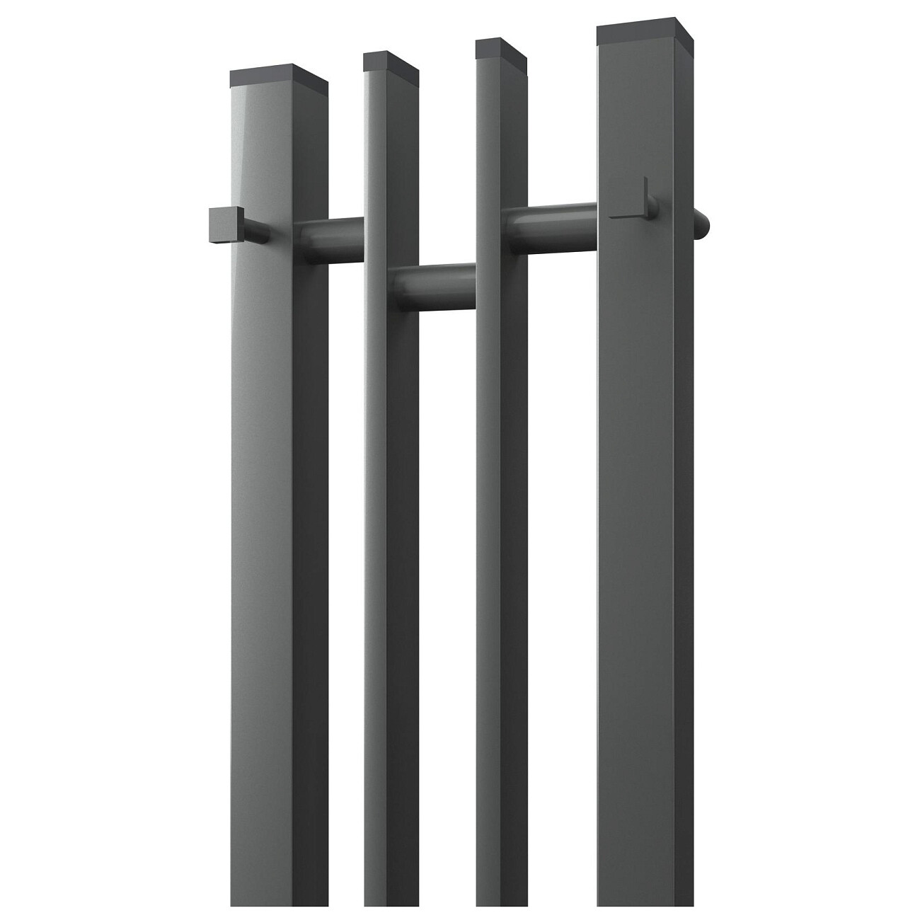 Полотенцесушитель электрический 120х14 см графит Point "Фрея П2" PN20722GB - изображение 5