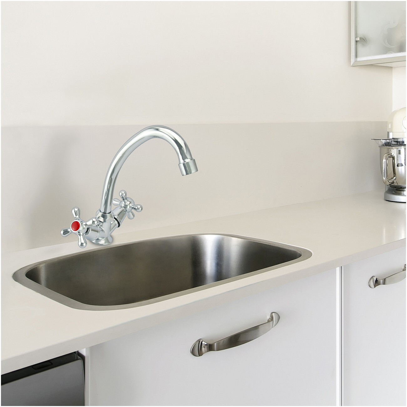 Смеситель для кухни двухвентильный хром Istok life Standard 0402.713 - изображение 8