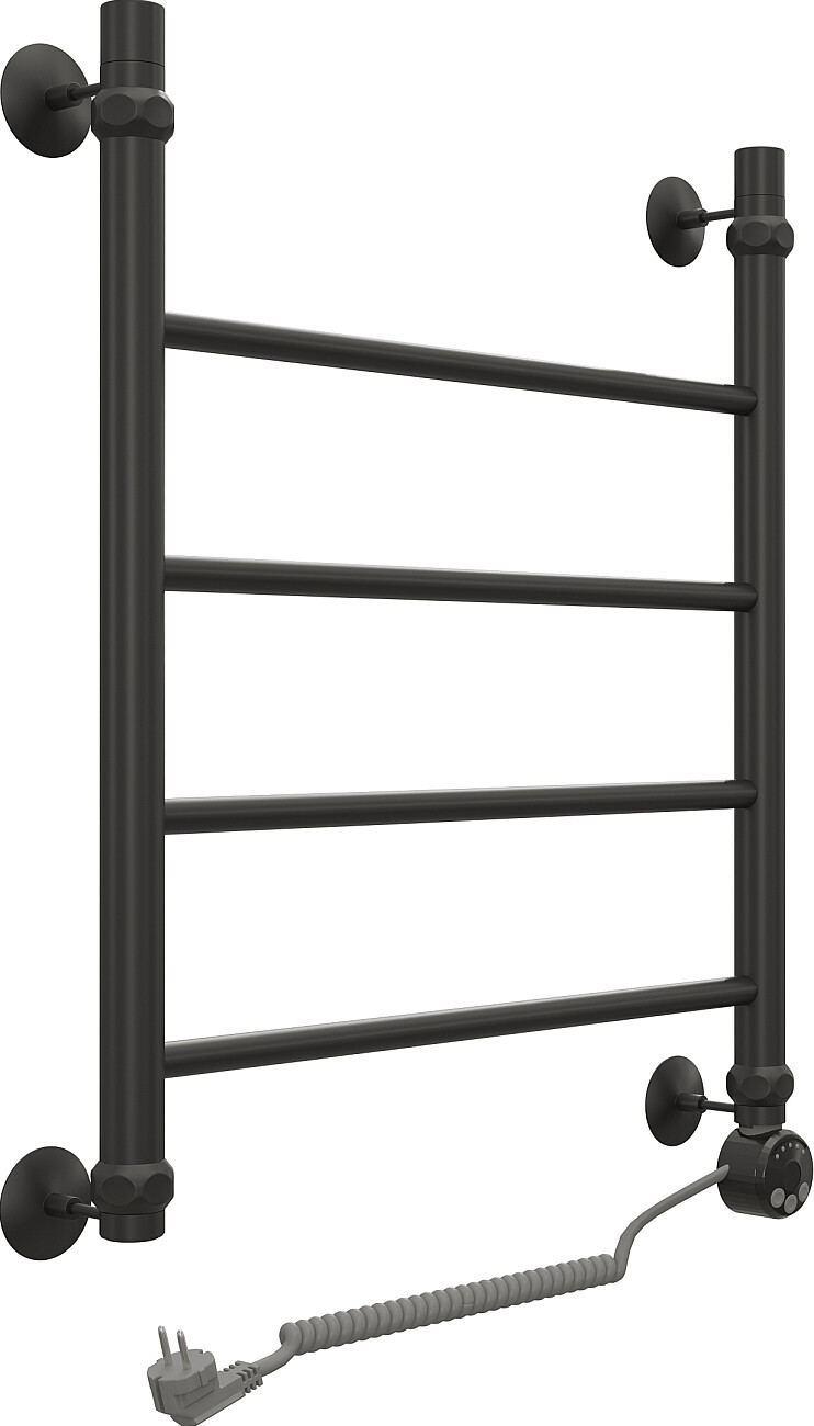 Полотенцесушитель электрический 60х50 см черный матовый Ewrika "Сафо" P R - изображение 5