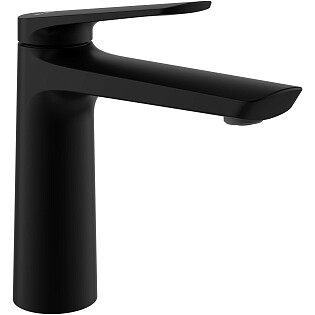 Смеситель для раковины однорычажный черный Stworki &quot;Вирклунд&quot; S05010BK