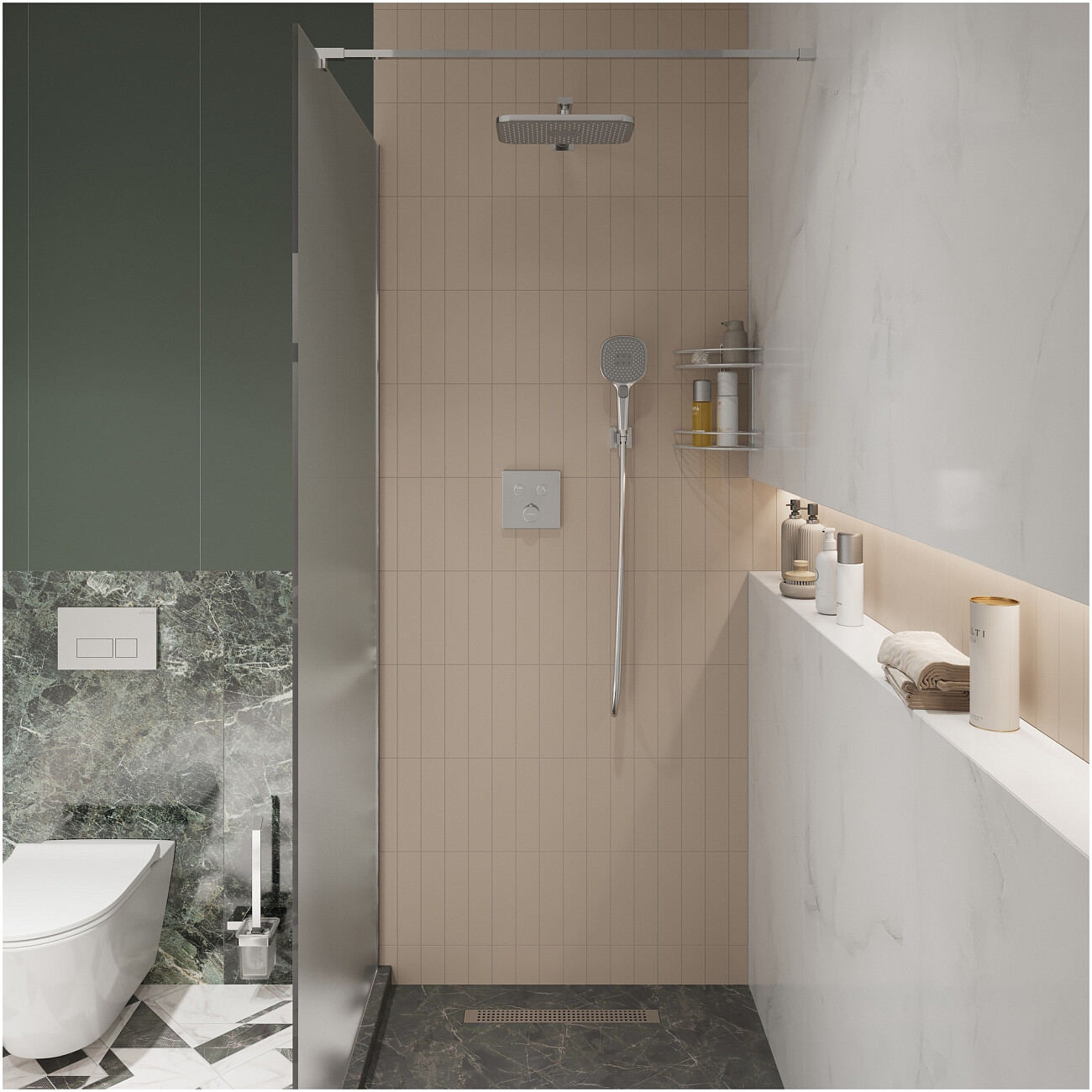 Душевой комплект хром Stworki "Гетеборг" S03230CR - изображение 7