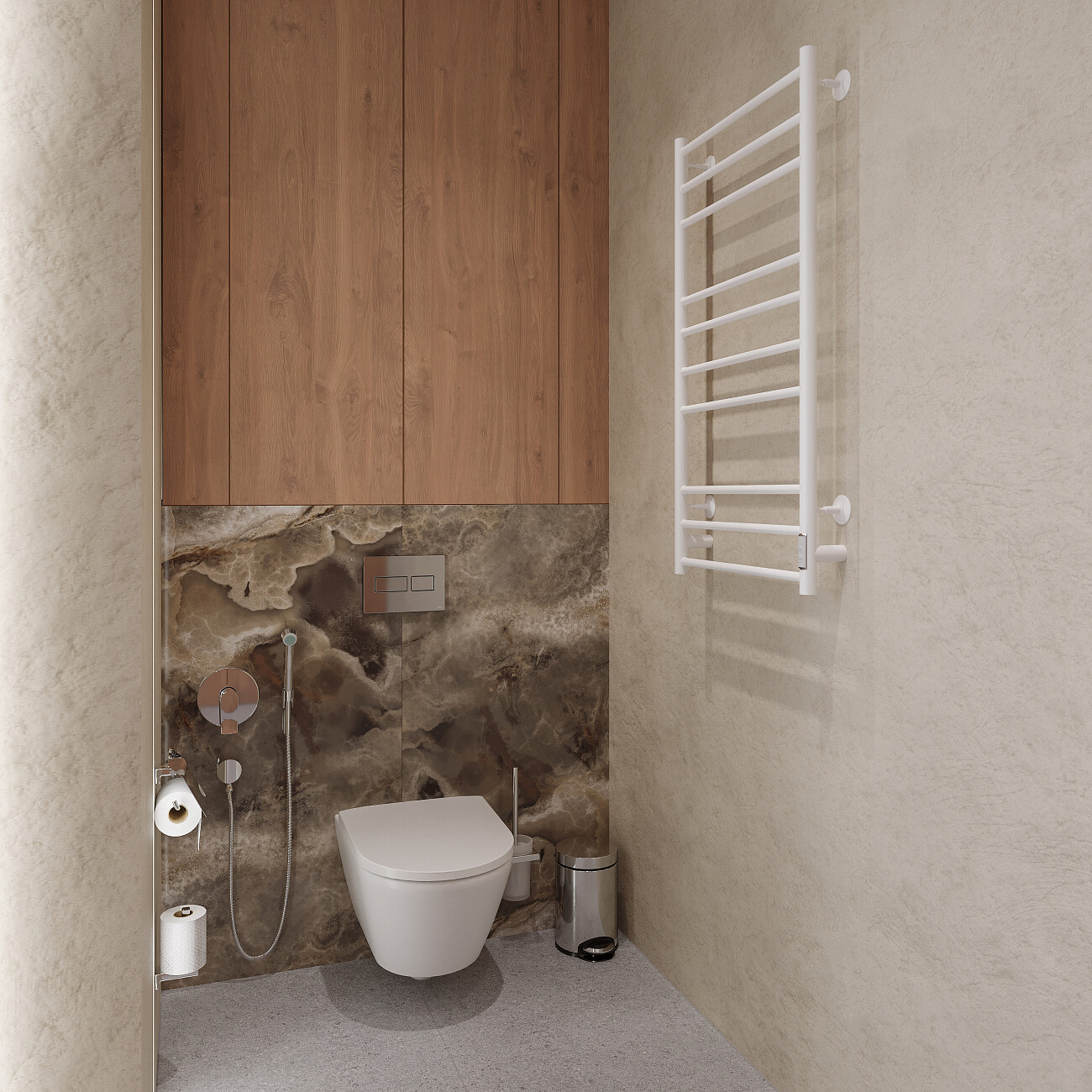 Полотенцесушитель электрический 100х50 см белый Ewrika "Сафо" АС3 4657763847630 - изображение 8