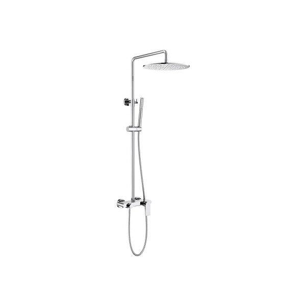 Душевой комплект с тропическим душем хром Aquatek "Лира" AQ2440CR - изображение 1