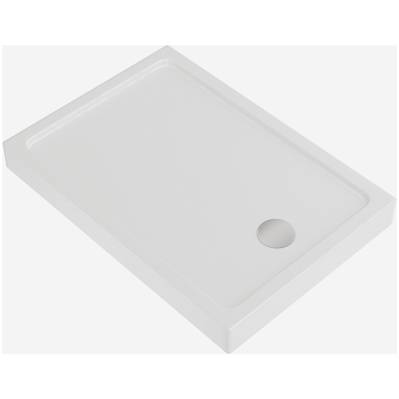 Душевой поддон акриловый прямоугольный 70х100 см белый Creto Olimpos 6-1003 - изображение 3