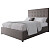 Кровать подростковая 140х200 серо-коричневая Royal Black