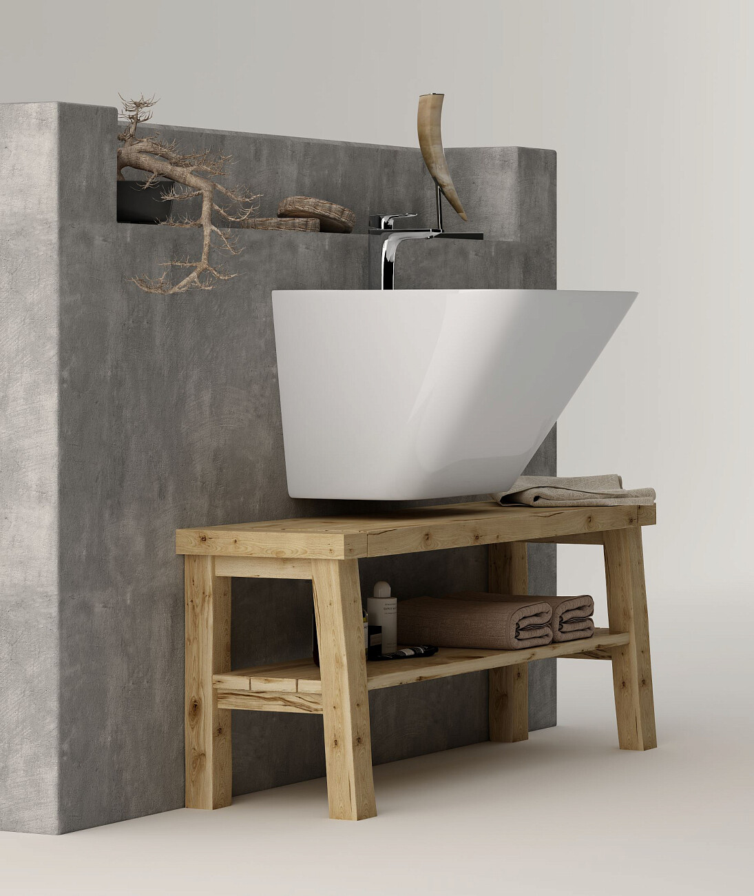 Раковина подвесная керамическая прямоугольная 45х55 см белая Stworki 100604-101 - изображение 6