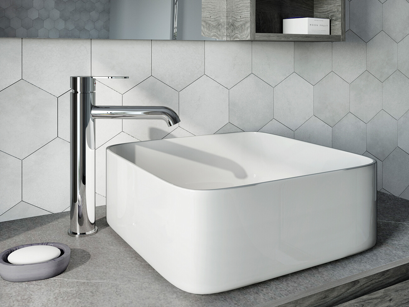 Смеситель для раковины однорычажный хром Stworki "Стокгольм" HFSG02200 - изображение 6