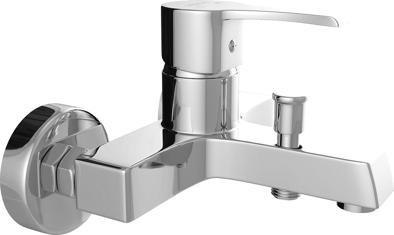 Смеситель для ванны с душем хром Mega Sun MG-SUN01 - изображение 9