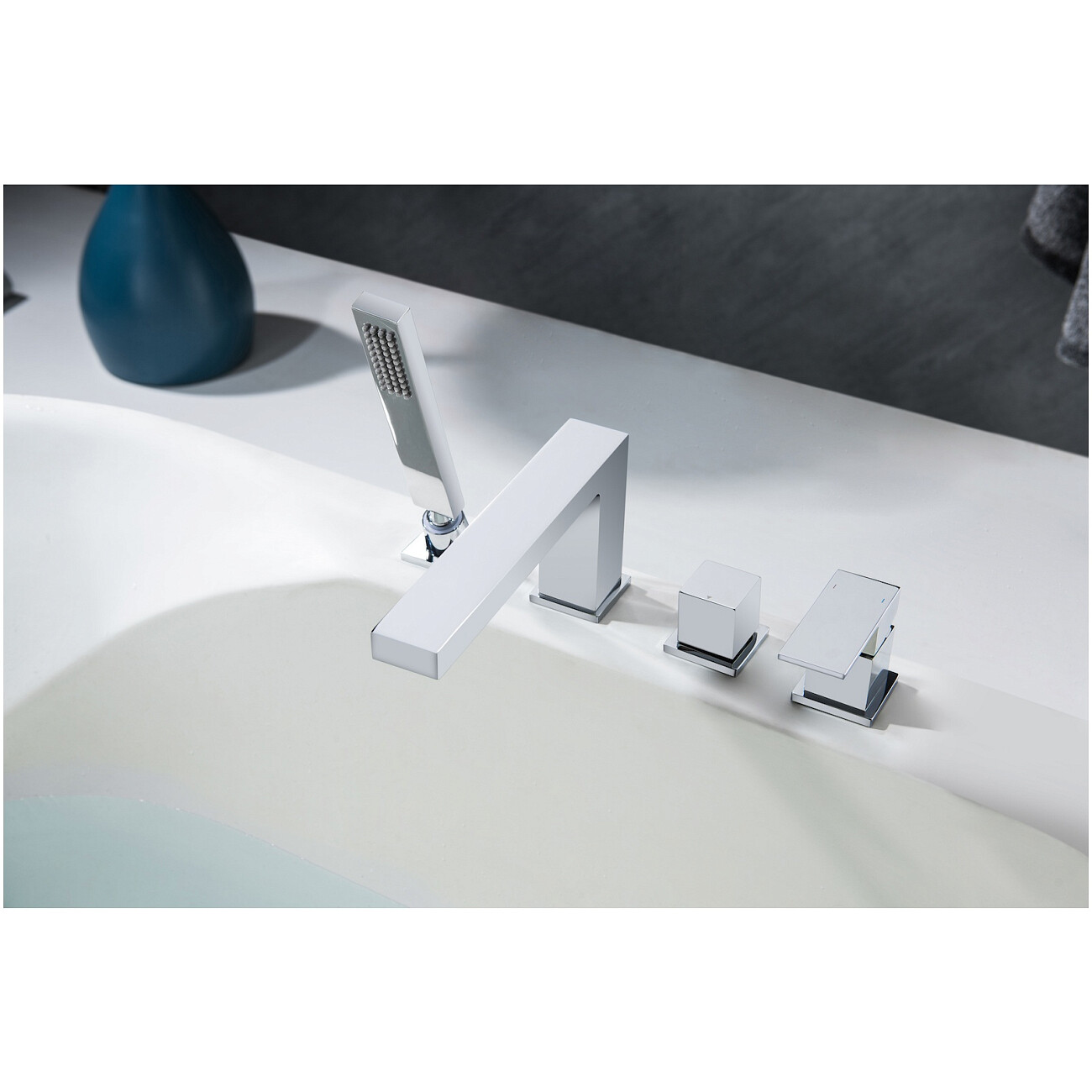 Смеситель для ванны с душем врезной хром Timo Selene 2130-00Y - изображение 3