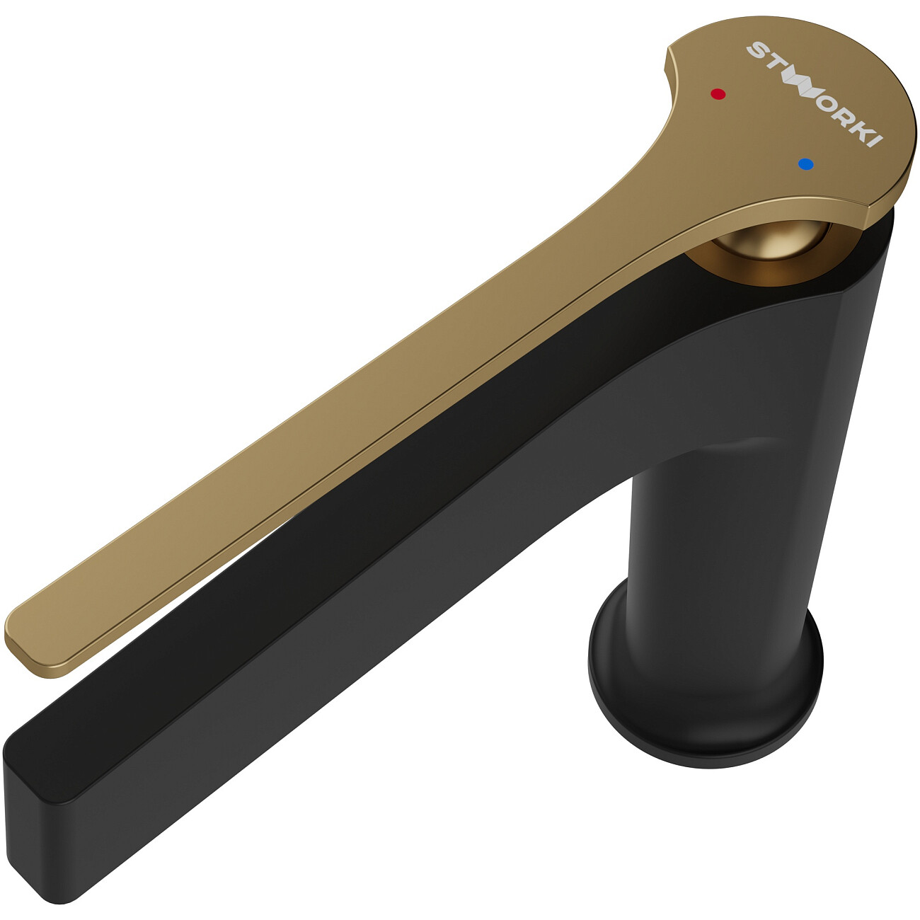 Душевой комплект с тропическим душем черный Stworki "Аулум" S06010BG, S06170B - изображение 5