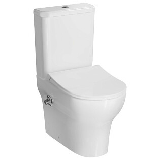 Унитаз напольный с биде и встроенным смесителем белый Vitra Zentrum Back to Wall 9012B003-7226