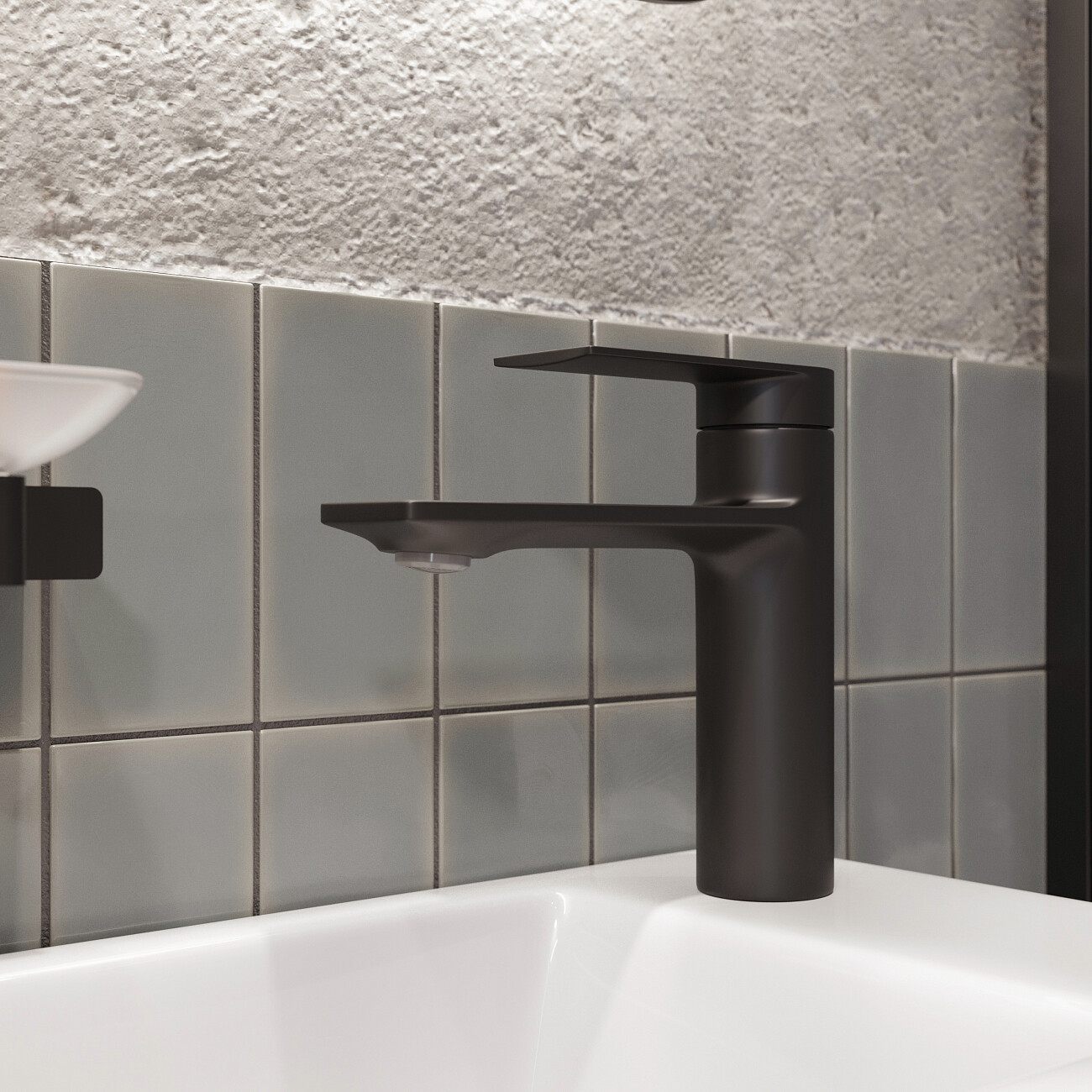 Смеситель для раковины однорычажный черный Stworki "Кронборг" KR-01b - изображение 6