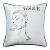 Подушка с надписью Vogue