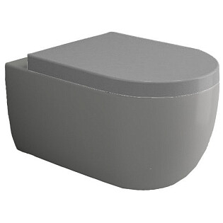 Унитаз подвесной безободковый серый Bocchi V-Tondo 1416-006-0129