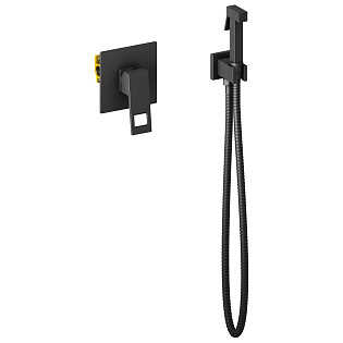 Гигиенический душ со смесителем черный Timo Briana 7189-03SM