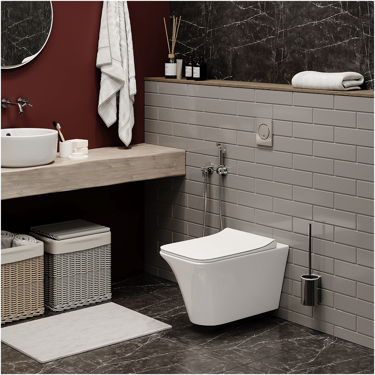 Унитаз подвесной безободковый с сиденьем белый Cerutti SPA Nivolet Aria CT7779 - изображение 7