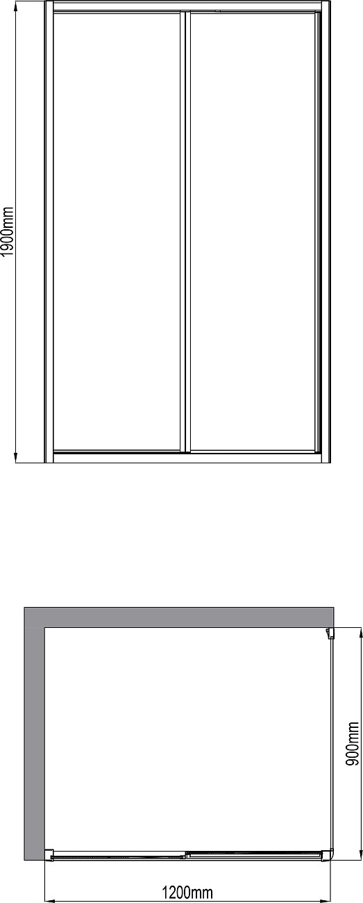  Душевой уголок прямоугольный 90х120 см хром Artemis Limos 940 6.950.000.0940.120.10.88 - изображение 3