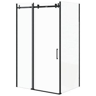 Душевой уголок прямоугольный 90x120 см черный Cerutti SPA Ceza's 120B