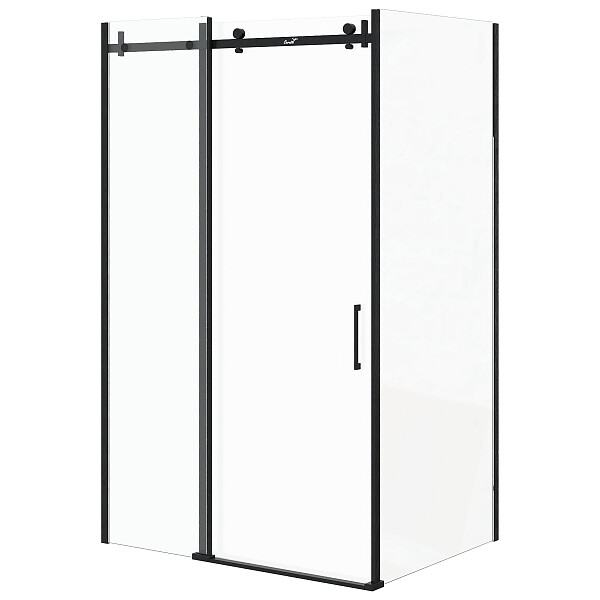 Душевой уголок прямоугольный 90x120 см черный Cerutti SPA Ceza's 120B - изображение 1