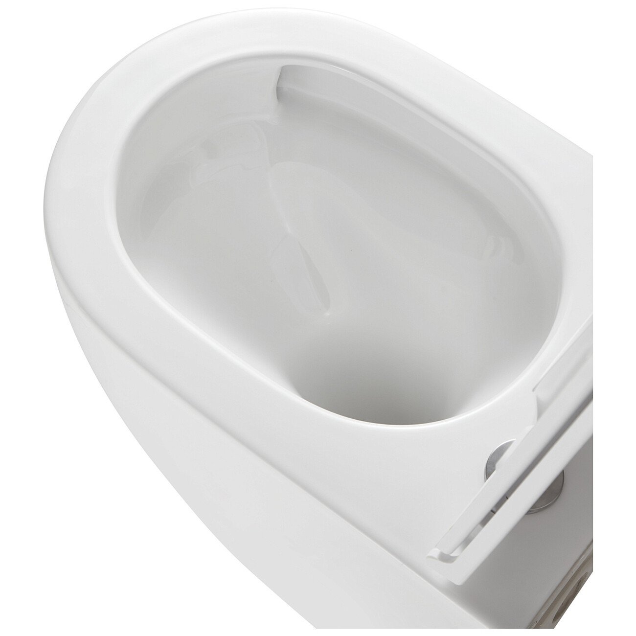 Унитаз подвесной безободковый с сиденьем микролифт белый Point "Сатурн" PN41901 - изображение 10