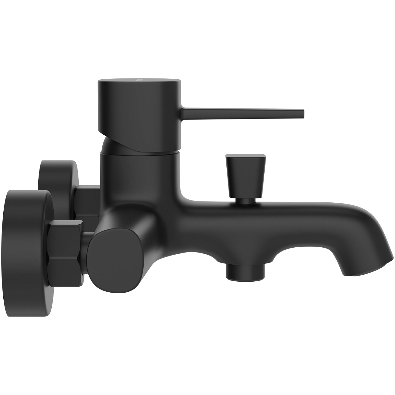 Смеситель для ванны с душем настенный черный Stworki "Эстерсунд" S31100BK - изображение 10