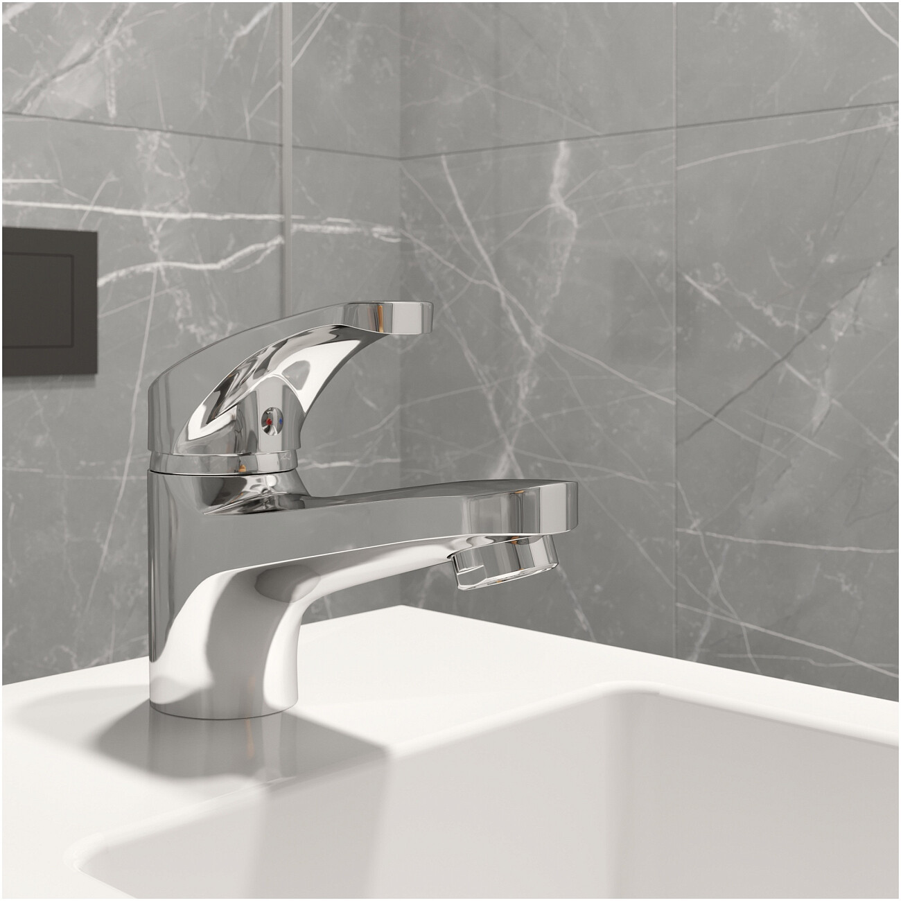 Смеситель для раковины хром Diwo "Коломна" KL-04cr - изображение 3