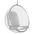 Подвесное кресло круглое серебро Bubble Chair