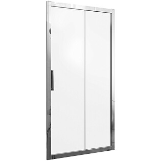 Душевая дверь в нишу стеклянная раздвижная 90 см хром глянец Stworki &quot;Стокгольм&quot; 3GW231TTKK000