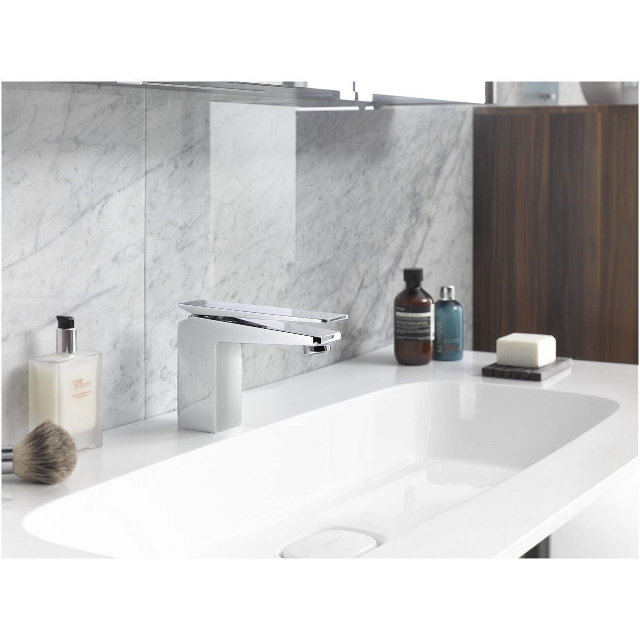 Смеситель для раковины однорычажный хром Vitra Brava A42608EXP - изображение 2