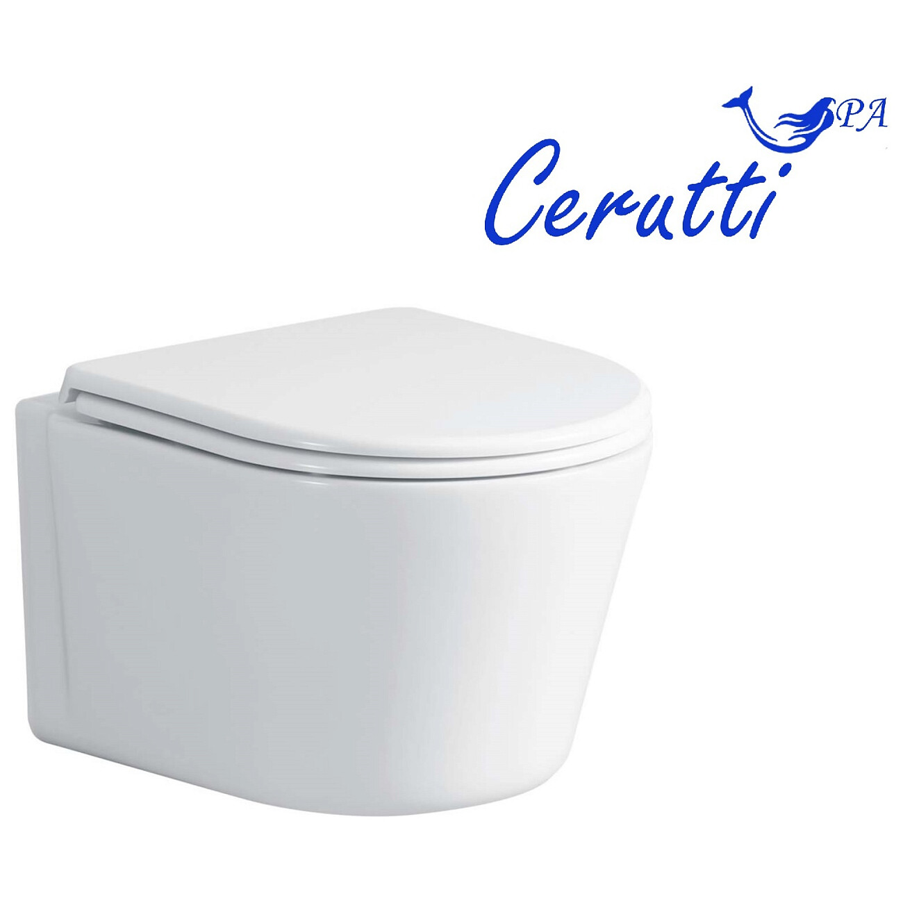 Унитаз подвесной безободковый белый Cerutti SPA Santa Aria CT9666 - изображение 3