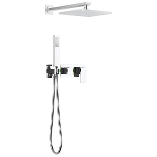 Душевой комплект встраиваемый с верхним душем хром Timo Selene SX-2169-00SM