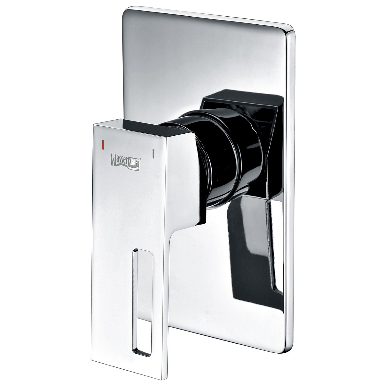 Смеситель для душа встраиваемый из латуни хром Wasserkraft 1551 - изображение 2